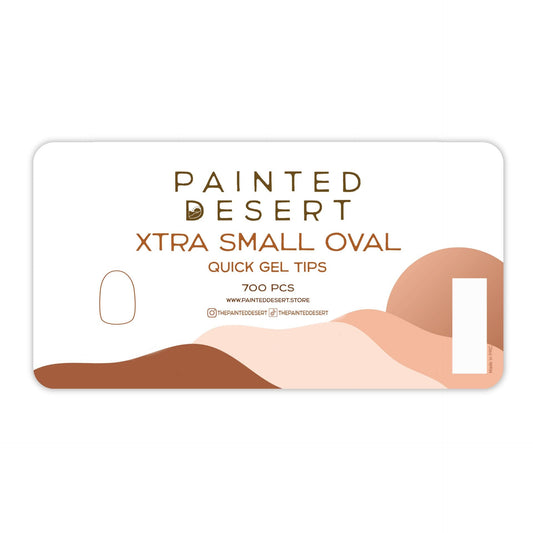 Xtra Small Oval Quick Gel Tips - Reskined- Best Price in United States