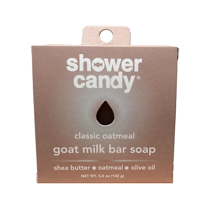Shower Candy Classic Oatmeal Goat Milk Bar Soap – Gentle Hydrating Cleanse - Reskined- Best Price in United States