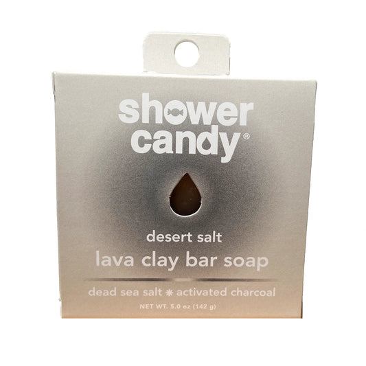 Shower Candy Desert Salt Body Wash Bar – Detox with Lava Clay & Minerals - Reskined- Best Price in United States