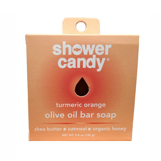 Shower Candy Turmeric Orange Bar Soap – Brightening Olive Oil Cleanse - Reskined- Best Price in United States