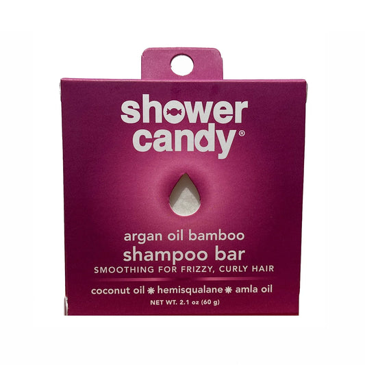 Shower Candy Argan Oil Bamboo Shampoo Bar – Smoothing Solid Shampoo for Frizzy and Curly Hair - Reskined- Best Price in United States