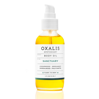 SANCTUARY BODY OIL | WARM + WOODSY - Reskined- Best Price in United States