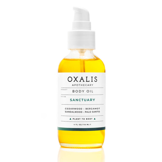 SANCTUARY BODY OIL | WARM + WOODSY - Reskined- Best Price in United States