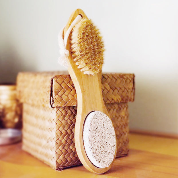 Bamboo Exfoliating Foot Pedicure Tool - Reskined- Best Price in United States