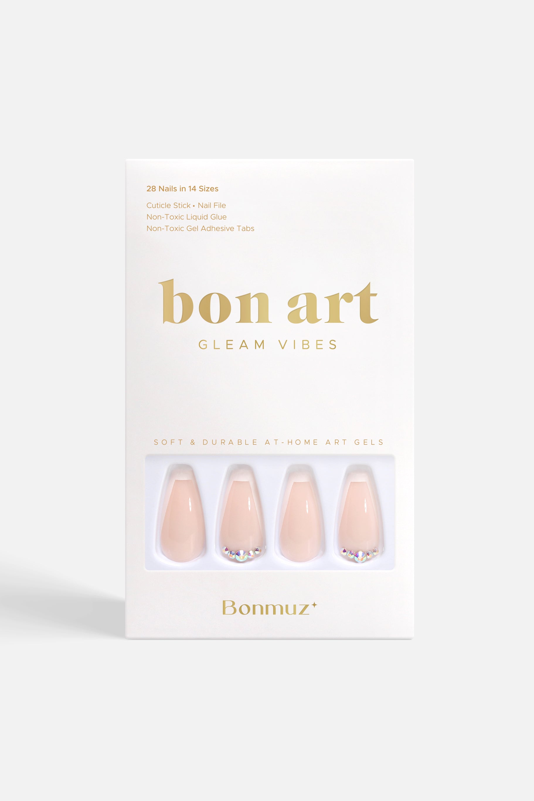 Beige Twinkle | Soft & Durable Press-On Nails - Reskined- Best Price in United States