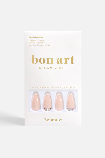 Beige Twinkle | Soft & Durable Press-On Nails - Reskined- Best Price in United States