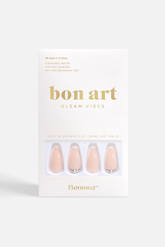 Beige Twinkle | Soft & Durable Press-On Nails - Reskined- Best Price in United States