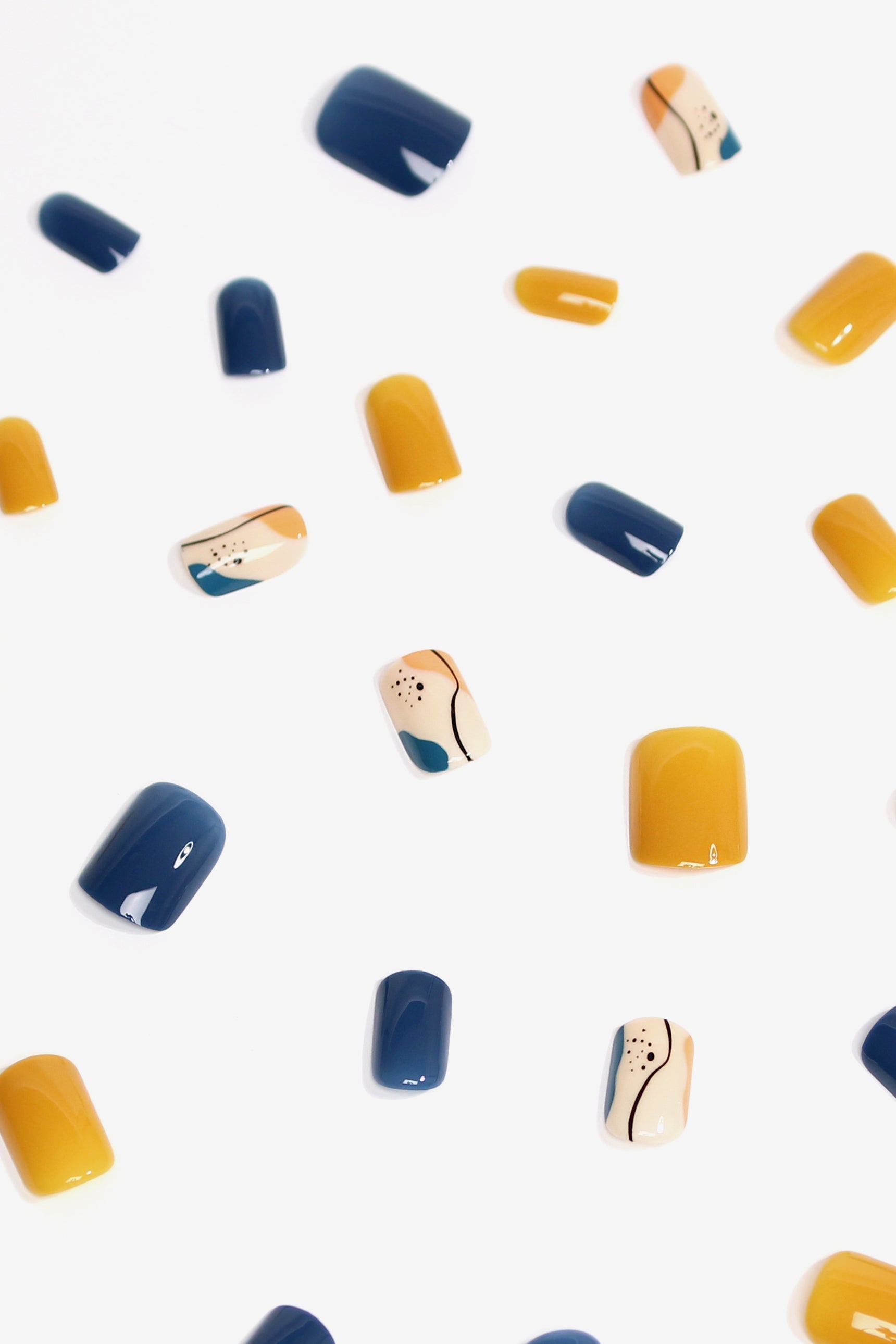 Tangerine Garden | Soft & Durable Press-On Nails - Reskined- Best Price in United States