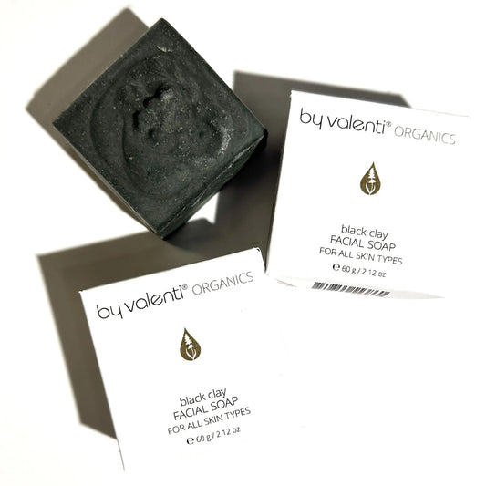 Black Clay Facial Soap - Reskined- Best Price in United States