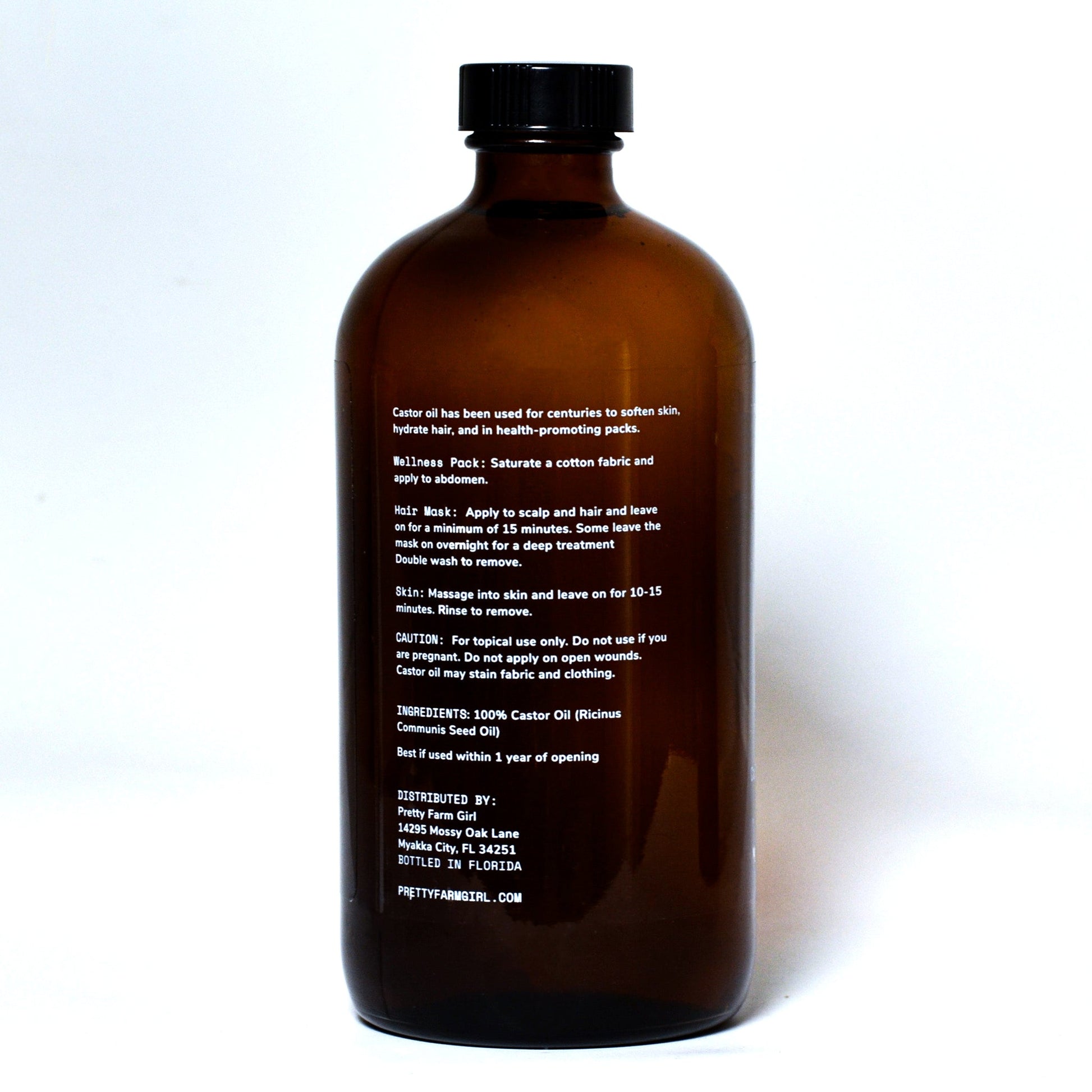 Pure Organic Cold Pressed Hexane-Free Castor Oil - Reskined- Best Price in United States