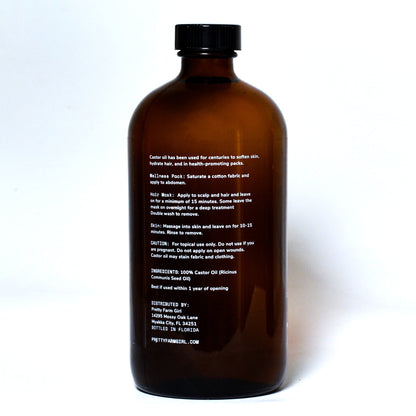 Pure Organic Cold Pressed Hexane-Free Castor Oil - Reskined- Best Price in United States