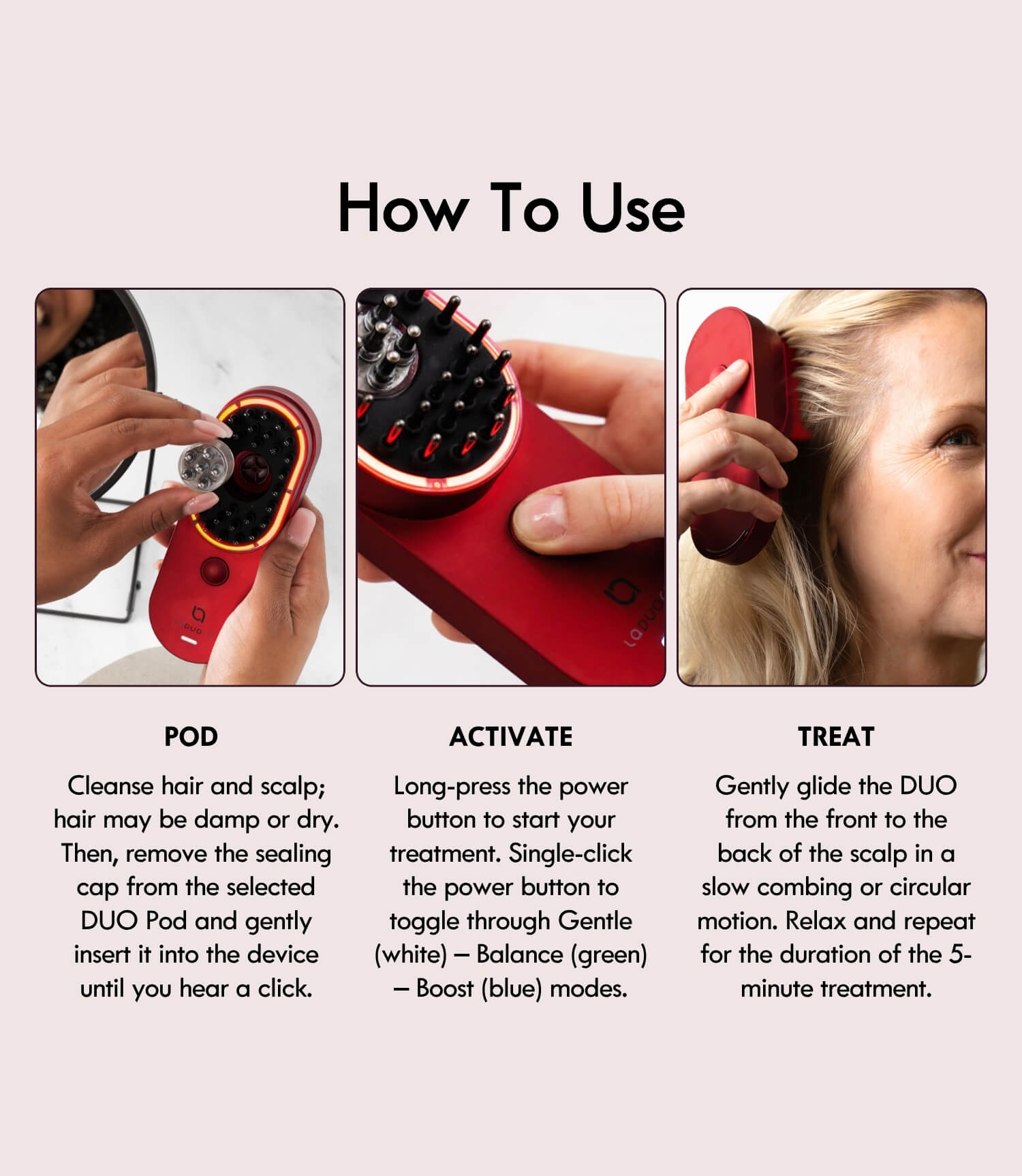 Laduora DUO 4-in-1 Pod Based Scalp & Hair Care Device - Reskined- Best Price in United States