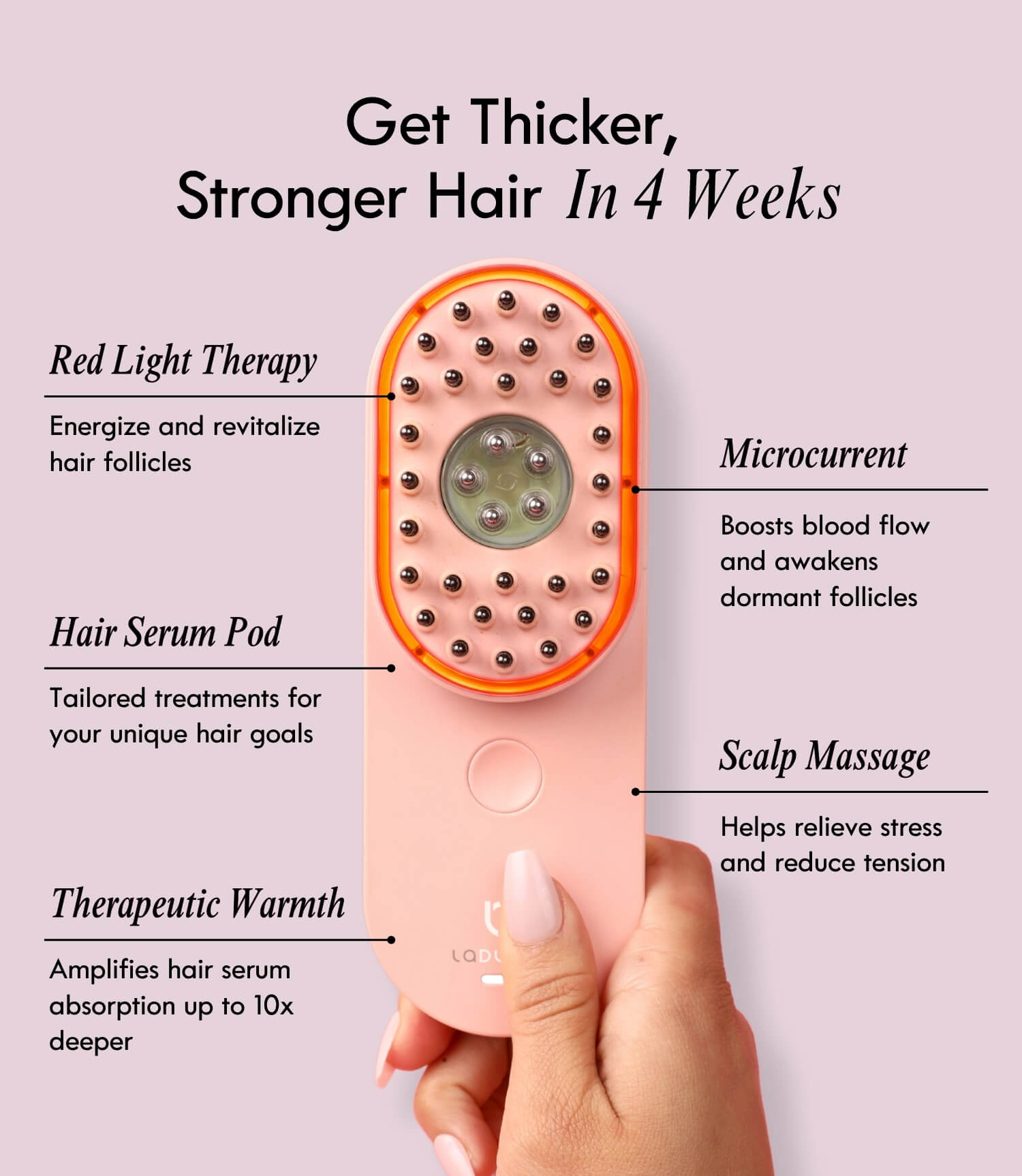 Laduora DUO 4-in-1 Pod Based Scalp & Hair Care Device - Reskined- Best Price in United States