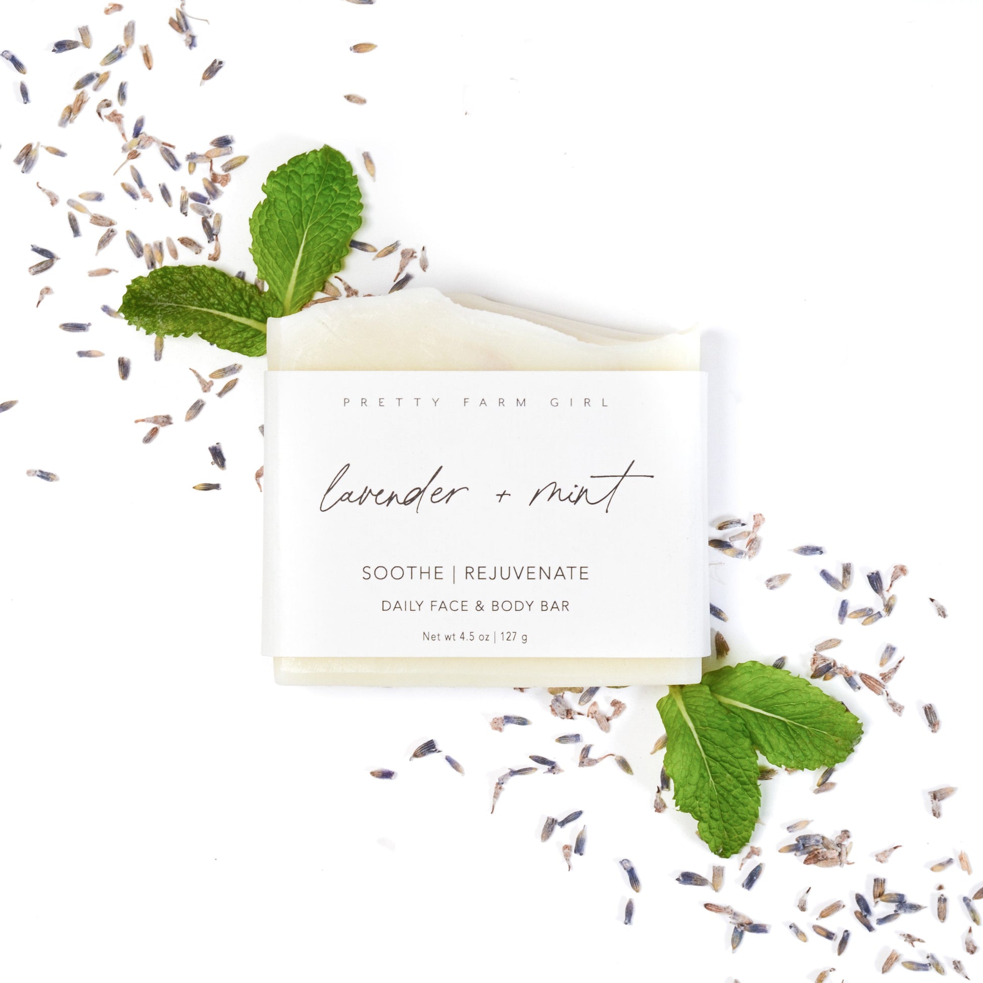 Lavender + Mint Handmade Tallow and Goat Milk Soap Bar - Reskined- Best Price in United States
