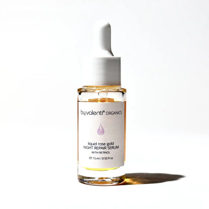 Liquid Rose Gold – Night Serum with Retinol, Vitamin C & CoQ10 - Reskined- Best Price in United States