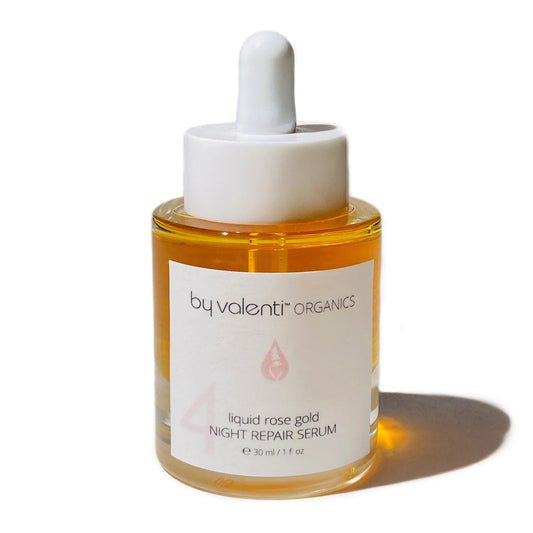 Liquid Rose Gold – Night Serum with Retinol, Vitamin C & CoQ10 - Reskined- Best Price in United States