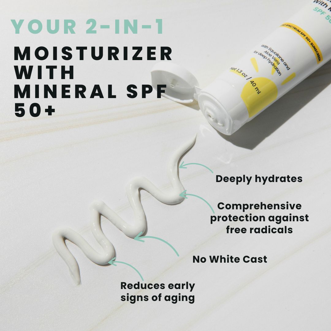 Morning Person Daily Repair Moisturizer with Mineral SPF 50 - Reskined- Best Price in United States