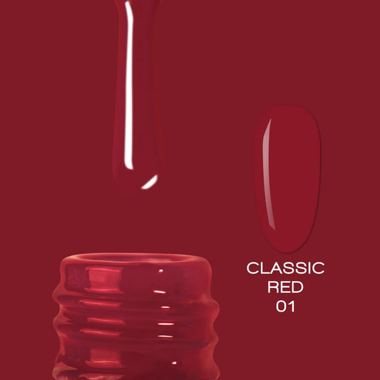 ELITE EMBRACE Professional Color Gel Classic RED 01 10ml ECGCR0110 - Reskined- Best Price in United States