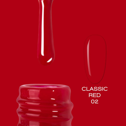 ELITE EMBRACE Professional Color Gel Classic RED 02 10ml ECGCR0210 - Reskined- Best Price in United States
