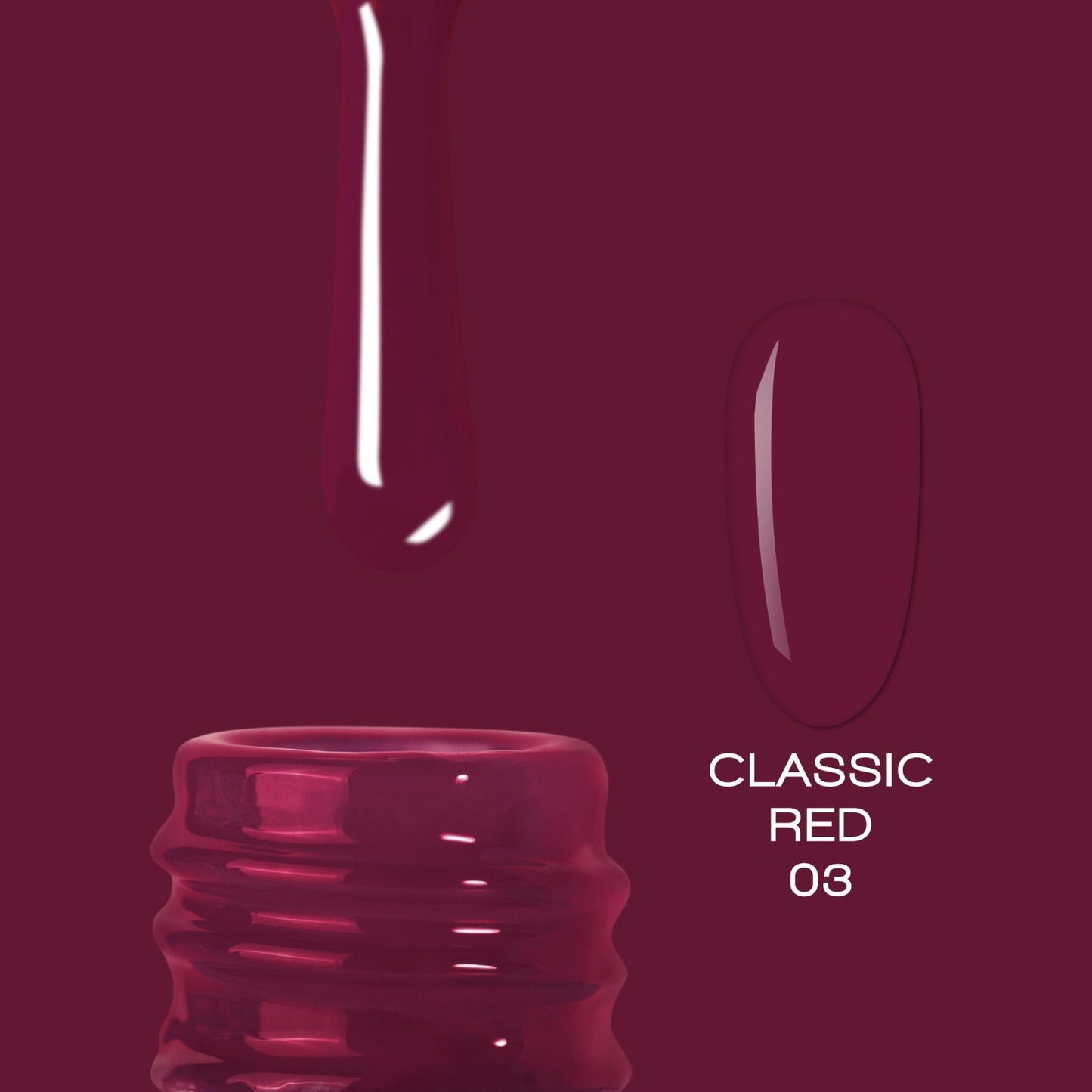 ELITE EMBRACE Professional Color Gel Classic RED 03 10ml ECGCR0310 - Reskined- Best Price in United States