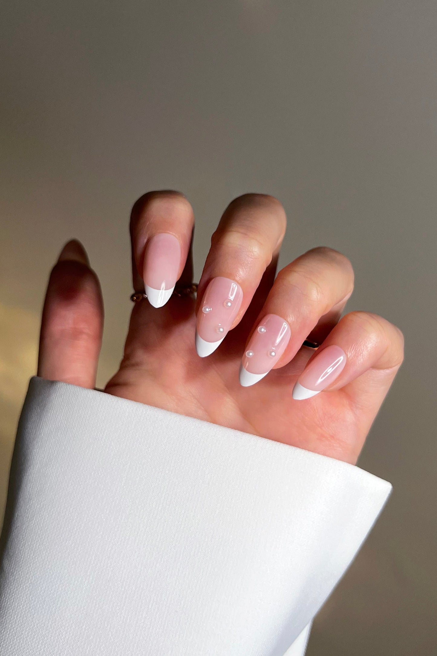 Romantic French | Soft & Durable Press-On Nails - Reskined- Best Price in United States