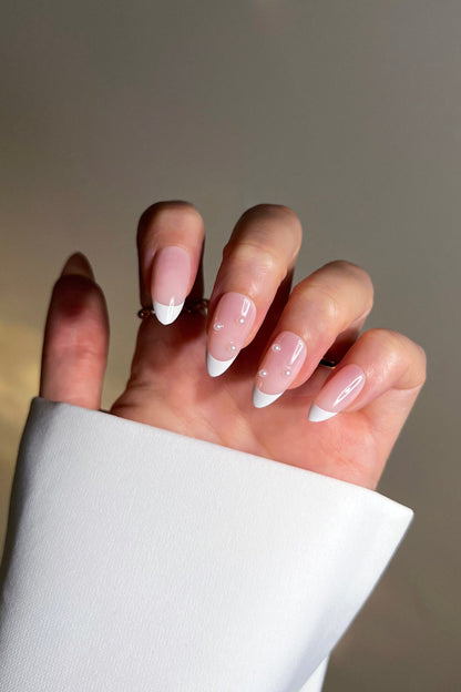 Romantic French | Soft & Durable Press-On Nails - Reskined- Best Price in United States