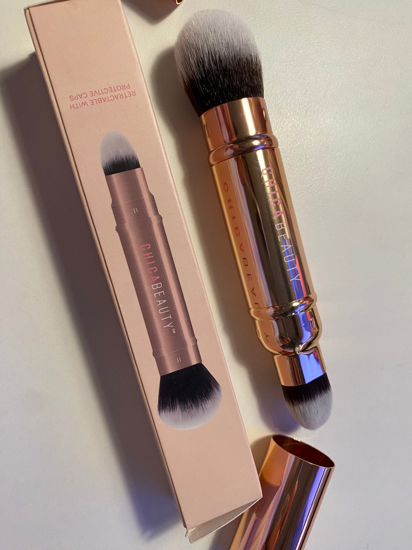 Dual-Ended Retractable Complexion Brush (Featured in IPSY) - Reskined- Best Price in United States