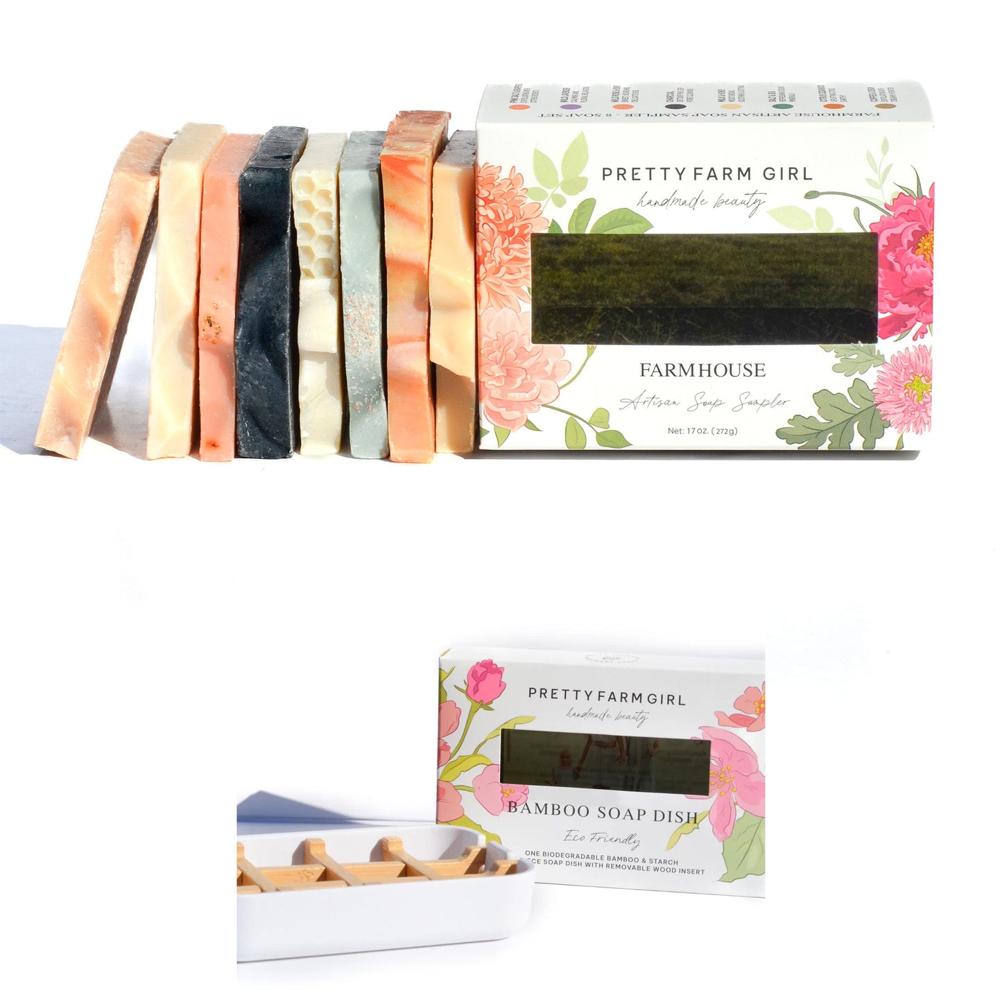 Farmhouse Artisan Goat Milk & Tallow Soap Sampler - Reskined- Best Price in United States